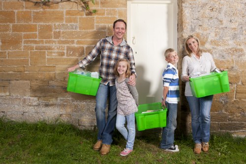 Eco-friendly waste management practices.